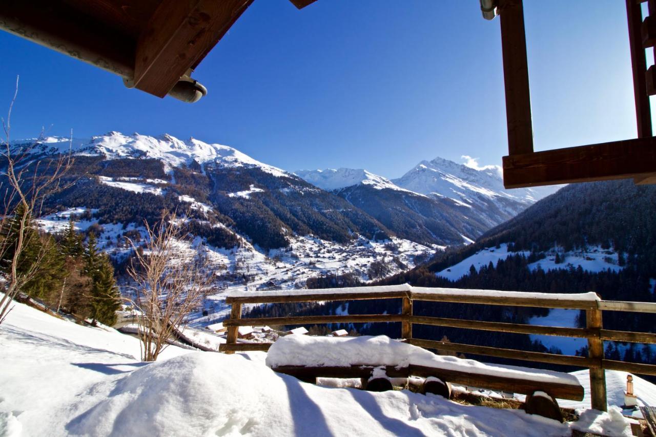 Chalet Abraxas With Astonishing View - Grimentz Vila Exterior foto