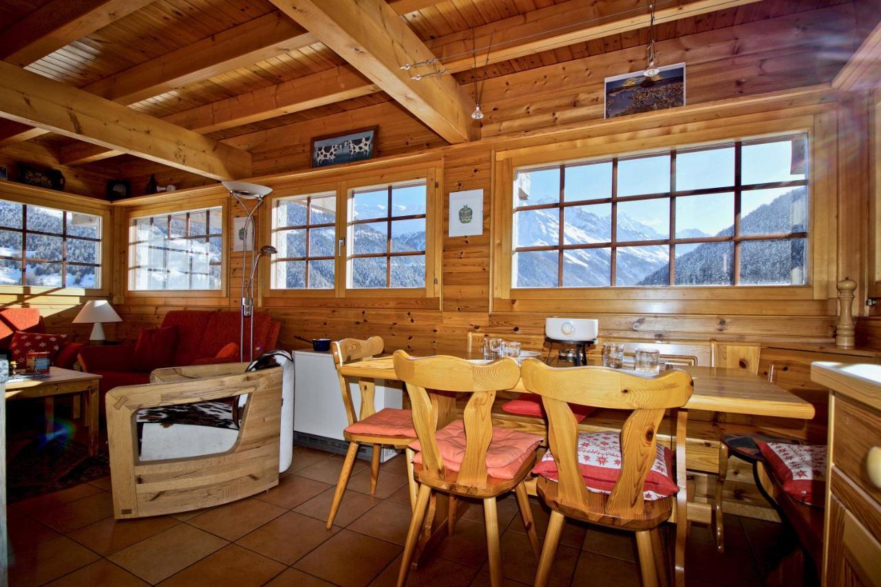 Chalet Abraxas With Astonishing View - Grimentz Vila Exterior foto